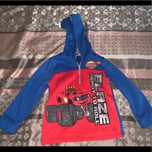 Blaze & the monster machines hooded sweatshirt